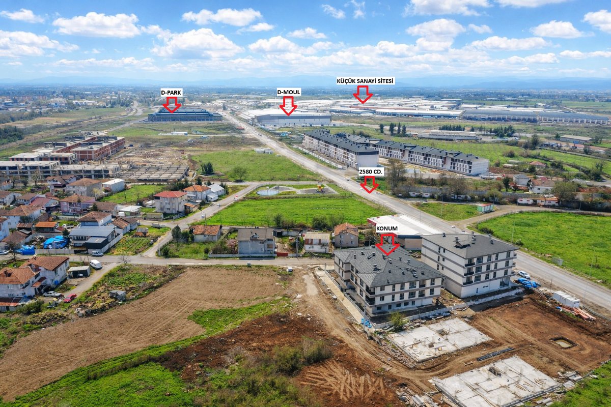 ��RETMEN`DEN AKINLAR MAH.`DE 2+1 K�RALIK DA�RE