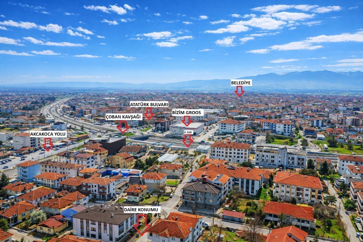 D�ZCE HAM�D�YE MAHALLES�`NDE 3+1 K�RALIK DA�RE
